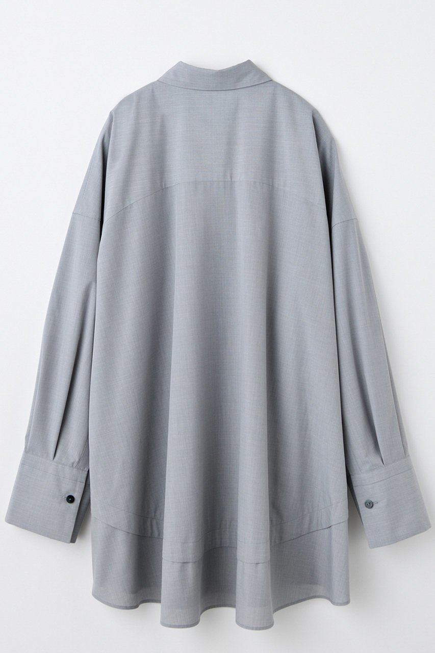 【ナゴンスタンス/nagonstans】のcircle shirt シャツ 人気、トレンドファッション・服の通販 founy(ファニー) 　ファッション　Fashion　レディースファッション　Fashion for Women　トップス・カットソー　Cut & Sew Tops　シャツ・ブラウス・オフィスカジュアル　Elegant Blouses & Button-Ups　なめらか　Smooth, Silky Texture　カフス　Cuff Design　スリーブ　Sleeve, Long Sleeve / Short Sleeve　ブロード　Broadcloth, Fine Cotton　ポケット　Pocket, Pocket Detail　ロング　Long, Long-Length　新作・新入荷　New Arrivals / New In　other-2|ID: prp329100004657387 ipo3291000000033704947