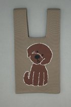 【ビーピービーピー/bpbp】の【北村人 】ニットミニマルシェバッグ ブラウンプードル|ID: prp329100004657388 ipo3291000000035475067