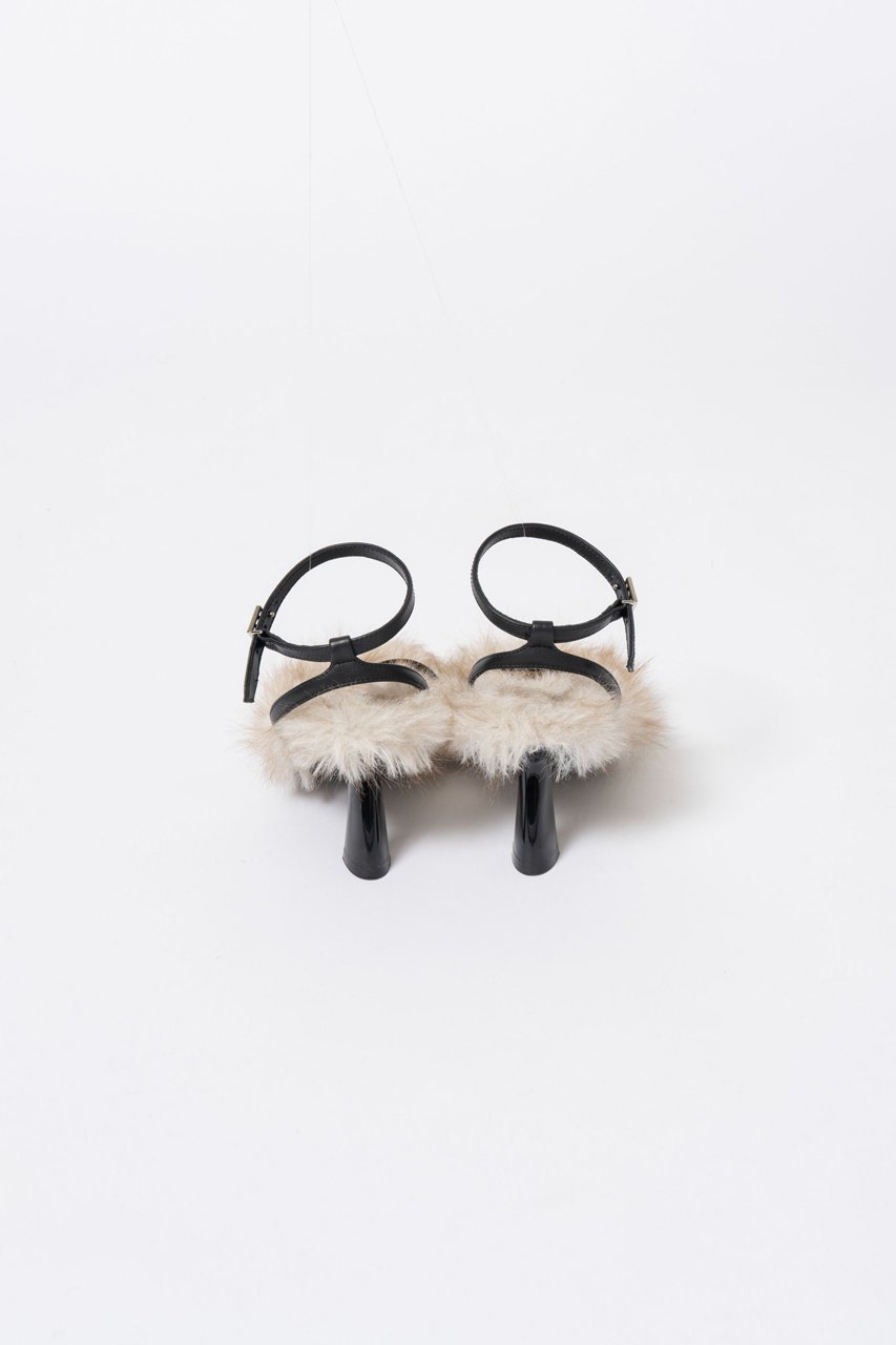【プランク プロジェクト/PRANK PROJECT】のナローストラップファーサンダル / Narrow Strap Fur Sandals 人気、トレンドファッション・服の通販 founy(ファニー) 　ファッション　Fashion　レディースファッション　Fashion for Women　サンダル　Sandals, Summer Shoes　ソックス　Socks, Hosiery　ヌーディ　Nude, Nude Tone　フェイクファー　Faux Fur, Imitation Fur　ラップ　Wrap, Wrap Design　夏　Summer　A/W・秋冬　Autumn/Winter　other-4|ID: prp329100004657390 ipo3291000000033690648