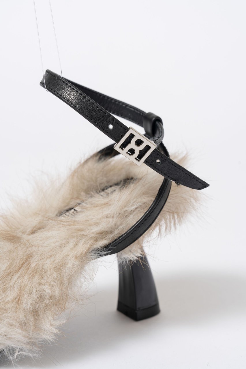 【プランク プロジェクト/PRANK PROJECT】のナローストラップファーサンダル / Narrow Strap Fur Sandals 人気、トレンドファッション・服の通販 founy(ファニー) 　ファッション　Fashion　レディースファッション　Fashion for Women　サンダル　Sandals, Summer Shoes　ソックス　Socks, Hosiery　ヌーディ　Nude, Nude Tone　フェイクファー　Faux Fur, Imitation Fur　ラップ　Wrap, Wrap Design　夏　Summer　A/W・秋冬　Autumn/Winter　other-5|ID: prp329100004657390 ipo3291000000033690649
