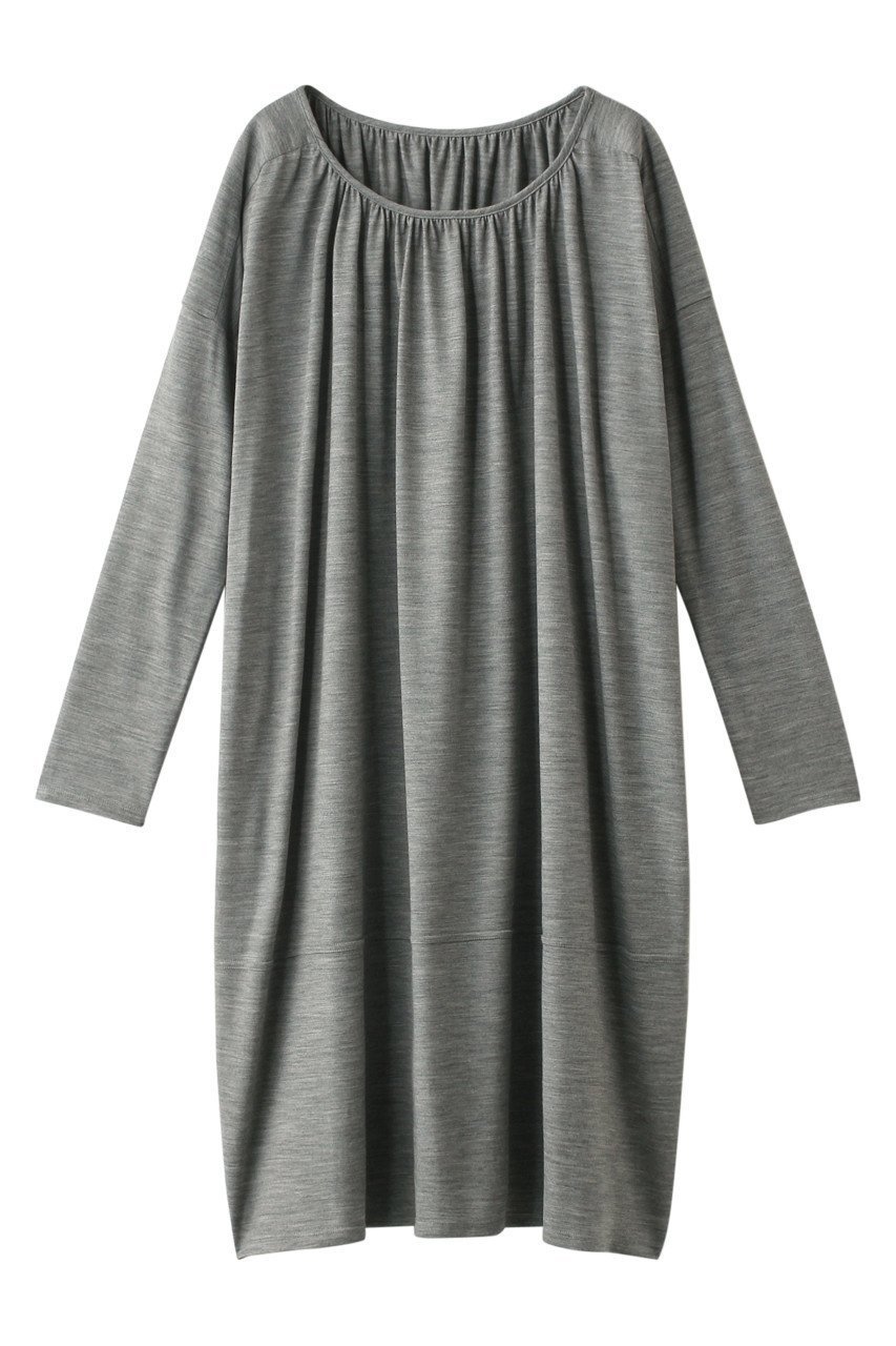 【プレインピープル/PLAIN PEOPLE】のウォッシャブルウールギャザーワンピース インテリア・キッズ・メンズ・レディースファッション・服の通販 founy(ファニー) ファッション Fashion レディースファッション Fashion for Women ワンピース Dresses チュニック Tunic Tops & Dresses ギャザー Gathered, Ruffled スニーカー Sneakers, Trainers チュニック Tunic, Long Top ミックス Mix, Mixed Style リラックス Relax, Relaxed Fit グレー|ID: prp329100004657392 ipo3291000000035969221