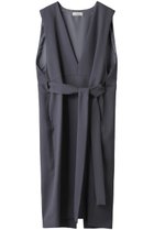 【ジェイドット/j.】の二重織りエアVネックワンピース ダークグレー|ID: prp329100004657393 ipo3291000000035969228