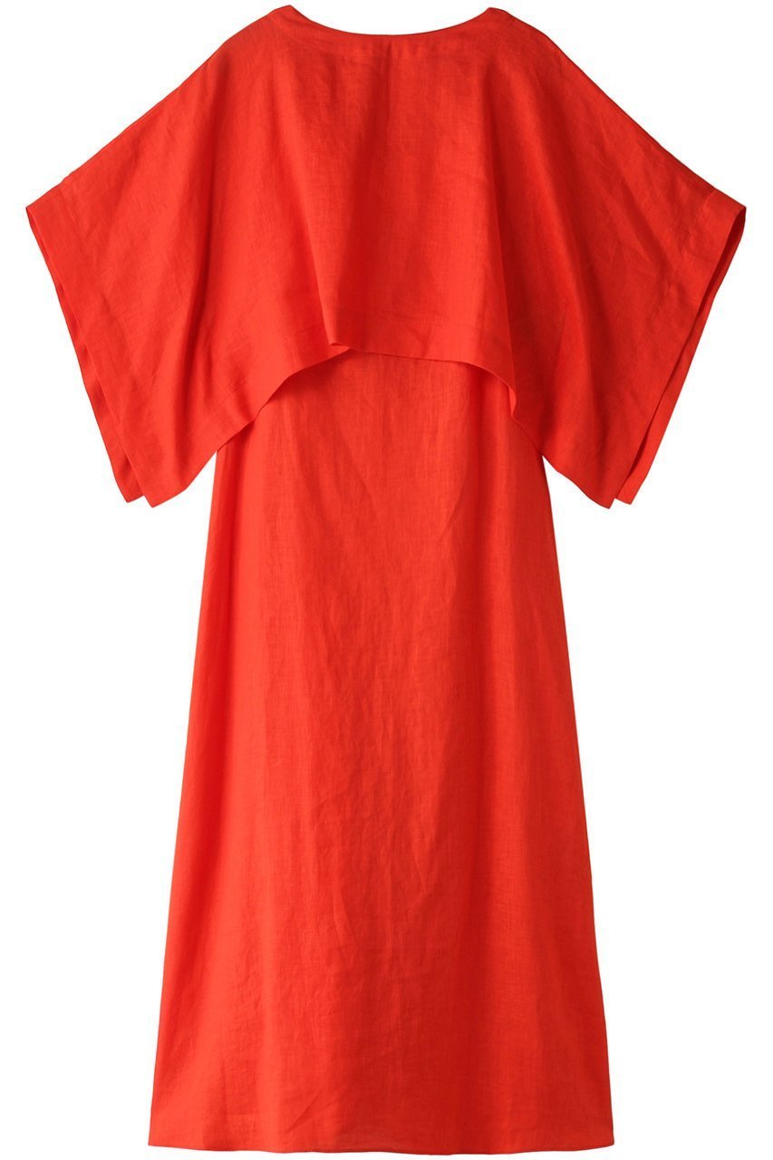 【プレインピープル/PLAIN PEOPLE】のリネンプレイン/液アンリネンボイルアンサンブルドレス インテリア・キッズ・メンズ・レディースファッション・服の通販 founy(ファニー) 　ファッション　Fashion　レディースファッション　Fashion for Women　ワンピース　Dresses　フォーマル・パーティードレス・結婚式用ドレス　Elegant & Casual Dresses　チュニック　Tunic Tops & Dresses　アンサンブル　Ensemble Set　キャミソール　Camisole, Spaghetti Strap Top　ギャザー　Gathered, Ruffled　セットアップ　Set-Up, Coordinated Outfit　チュニック　Tunic, Long Top　ドレス　Dress, One-Piece　リネン　Linen, Linen Fabric　ロング　Long, Long-Length　オレンジ|ID: prp329100004657395 ipo3291000000035652970