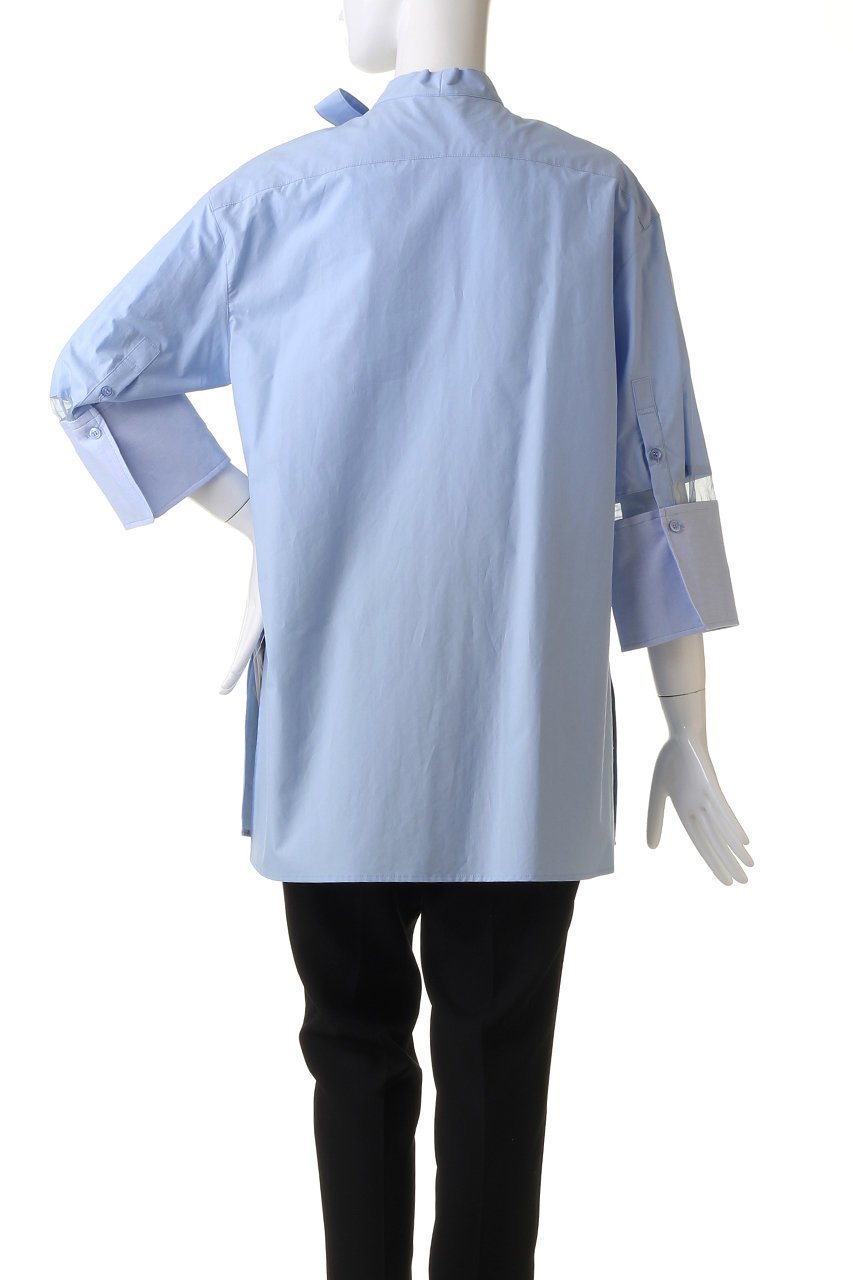 【ジェイドット/j.】の細番手コットンリボンタイブラウス 人気、トレンドファッション・服の通販 founy(ファニー) 　ファッション　Fashion　レディースファッション　Fashion for Women　トップス・カットソー　Cut & Sew Tops　シャツ・ブラウス・オフィスカジュアル　Elegant Blouses & Button-Ups　おすすめ　Recommended / Our Picks　カフス　Cuff Design　スリーブ　Sleeve, Long Sleeve / Short Sleeve　ブロード　Broadcloth, Fine Cotton　リボン　Ribbon, Bow　ロング　Long, Long-Length　定番　Standard, Basic Item　other-4|ID: prp329100004657398 ipo3291000000036064956