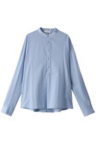 【ジェイドット/j.】のコットンボイルバンドカラーブラウス サックス|ID: prp329100004657399 ipo3291000000033705148