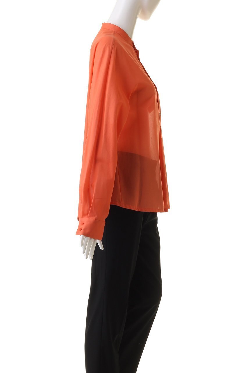 【ジェイドット/j.】のコットンボイルバンドカラーブラウス 人気、トレンドファッション・服の通販 founy(ファニー) 　ファッション　Fashion　レディースファッション　Fashion for Women　トップス・カットソー　Cut & Sew Tops　シャツ・ブラウス・オフィスカジュアル　Elegant Blouses & Button-Ups　スリーブ　Sleeve, Long Sleeve / Short Sleeve　パターン　Pattern, Design Print　ロング　Long, Long-Length　other-3|ID: prp329100004657399 ipo3291000000033705151