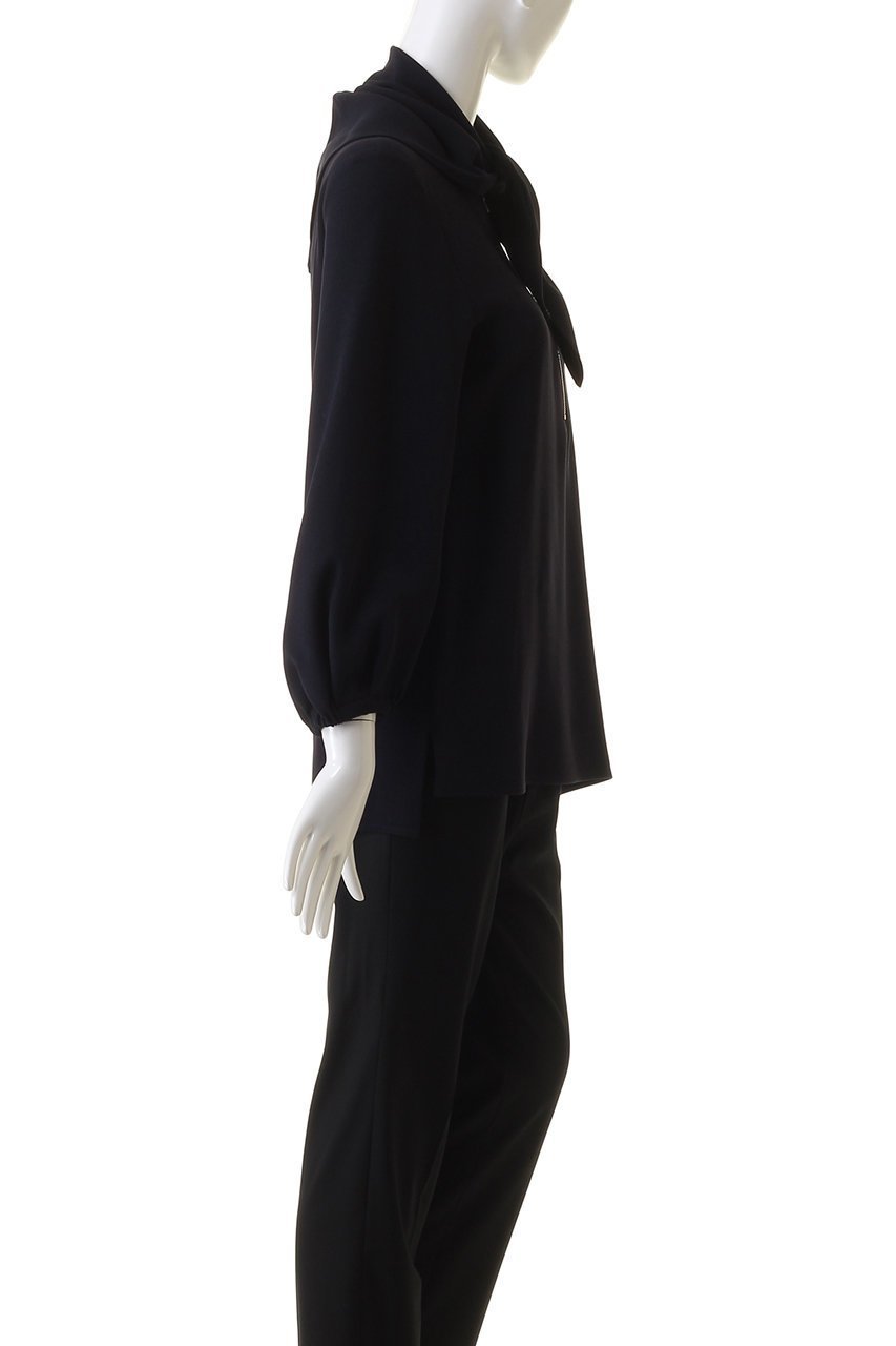 【ジェイドット/j.】のドレープWクロスキーネックブラウス 人気、トレンドファッション・服の通販 founy(ファニー) 　ファッション　Fashion　レディースファッション　Fashion for Women　トップス・カットソー　Cut & Sew Tops　シャツ・ブラウス・オフィスカジュアル　Elegant Blouses & Button-Ups　おすすめ　Recommended / Our Picks　ジップ　Zip, Zipper　ジョーゼット　Georgette, Semi-Sheer Fabric　スカーフ　Scarf, Neckwear　スリーブ　Sleeve, Long Sleeve / Short Sleeve　セットアップ　Set-Up, Coordinated Outfit　ドレープ　Drape, Draping Fabric　ロング　Long, Long-Length　エレガント 上品　Elegant　other-3|ID: prp329100004657400 ipo3291000000033705159