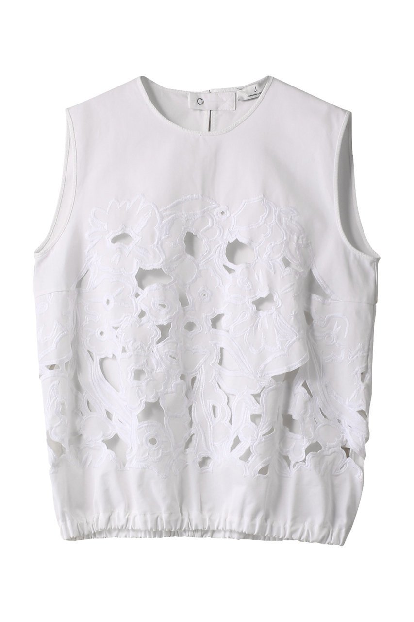 【ジェイドット/j.】のカッティングレースノースリーブブラウス 人気、トレンドファッション・服の通販 founy(ファニー) ファッション Fashion レディースファッション Fashion for Women トップス・カットソー Cut & Sew Tops キャミソール&ノースリーブ Camisoles & Sleeveless Tops シャツ・ブラウス・オフィスカジュアル Elegant Blouses & Button-Ups インナー Innerwear コンパクト Compact, Small Size シルク Silk, 100% Silk ノースリーブ Sleeveless, No-Sleeve other-1|ID: prp329100004657405 ipo3291000000035830022