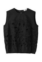 【ジェイドット/j.】のカッティングレースノースリーブブラウス ブラック|ID: prp329100004657405 ipo3291000000035830027