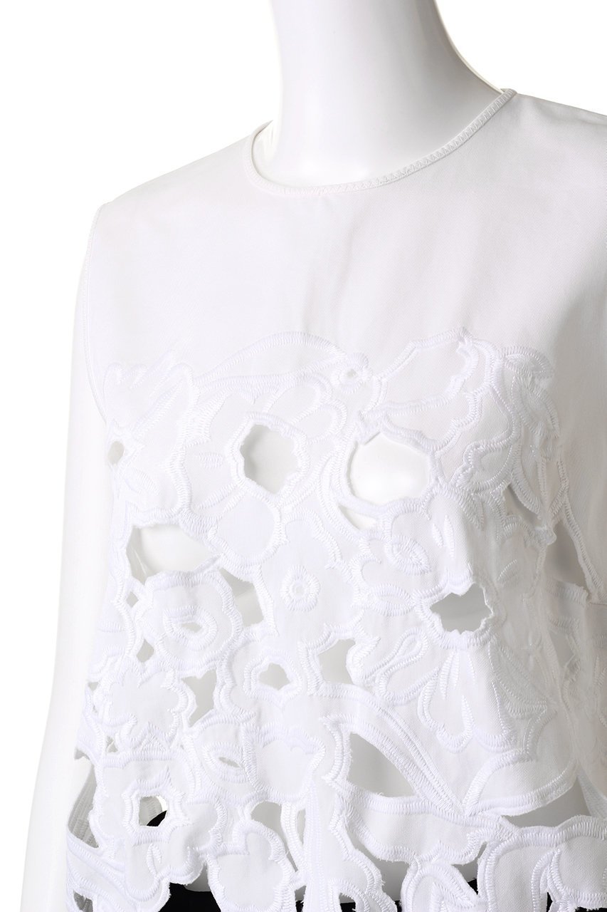 【ジェイドット/j.】のカッティングレースノースリーブブラウス 人気、トレンドファッション・服の通販 founy(ファニー) ファッション Fashion レディースファッション Fashion for Women トップス・カットソー Cut & Sew Tops キャミソール&ノースリーブ Camisoles & Sleeveless Tops シャツ・ブラウス・オフィスカジュアル Elegant Blouses & Button-Ups インナー Innerwear コンパクト Compact, Small Size シルク Silk, 100% Silk ノースリーブ Sleeveless, No-Sleeve other-5|ID: prp329100004657405 ipo3291000000035830034