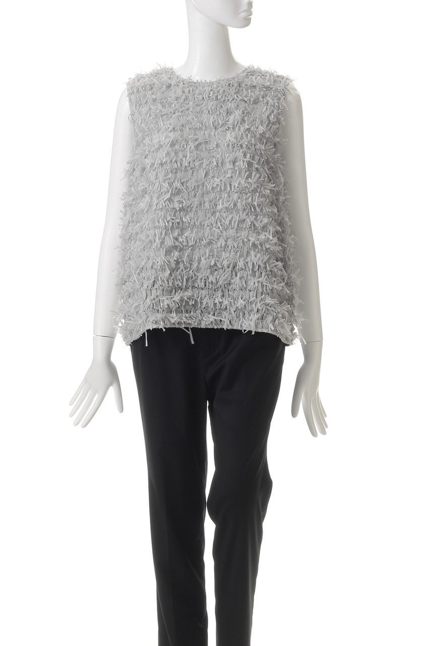 【ジェイドット/j.】のテープヤーンジャガードブラウス 人気、トレンドファッション・服の通販 founy(ファニー) 　ファッション　Fashion　レディースファッション　Fashion for Women　トップス・カットソー　Cut & Sew Tops　キャミソール&ノースリーブ　Camisoles & Sleeveless Tops　シャツ・ブラウス・オフィスカジュアル　Elegant Blouses & Button-Ups　おすすめ　Recommended / Our Picks　シンプル　Simple, Minimal　セットアップ　Set-Up, Coordinated Outfit　ノースリーブ　Sleeveless, No-Sleeve　ハイネック　High Neck, Mock Neck　other-2|ID: prp329100004657408 ipo3291000000035830094