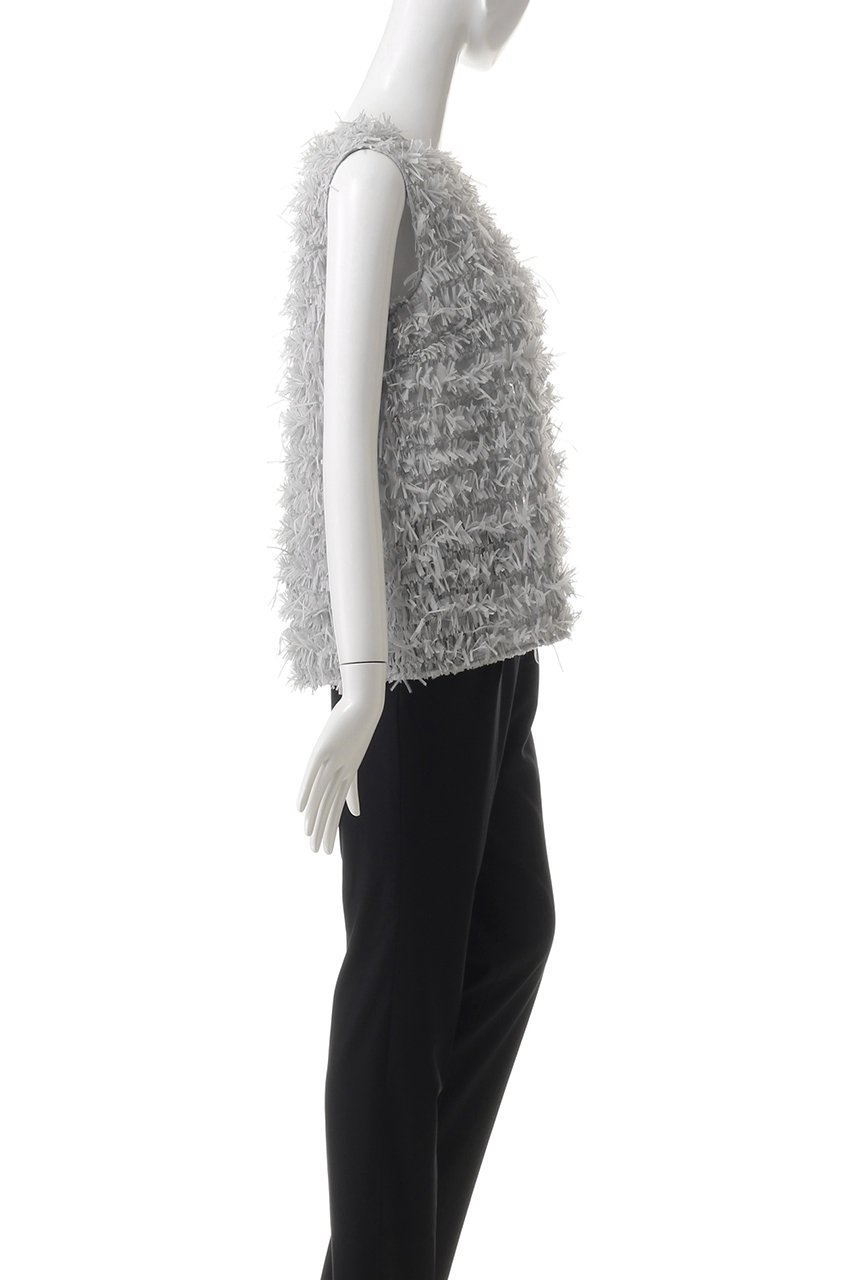 【ジェイドット/j.】のテープヤーンジャガードブラウス 人気、トレンドファッション・服の通販 founy(ファニー) 　ファッション　Fashion　レディースファッション　Fashion for Women　トップス・カットソー　Cut & Sew Tops　キャミソール&ノースリーブ　Camisoles & Sleeveless Tops　シャツ・ブラウス・オフィスカジュアル　Elegant Blouses & Button-Ups　おすすめ　Recommended / Our Picks　シンプル　Simple, Minimal　セットアップ　Set-Up, Coordinated Outfit　ノースリーブ　Sleeveless, No-Sleeve　ハイネック　High Neck, Mock Neck　other-3|ID: prp329100004657408 ipo3291000000035830096