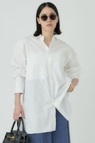 【カオス/Chaos】の24AW ボ-イフレンドシャツ 人気、トレンドファッション・服の通販 founy(ファニー) ファッション Fashion レディースファッション Fashion for Women トップス・カットソー Cut & Sew Tops シャツ・ブラウス・オフィスカジュアル Elegant Blouses & Button-Ups 2024年 2024 2024-2025秋冬・A/W Autumn/Winter 2024–25 AW24–25 スリーブ Sleeve, Long Sleeve / Short Sleeve マニッシュ Mannish, Boyish モダン Modern, Contemporary ロング Long, Long-Length ワイド Wide, Wide Fit thumbnail ホワイト|ID: prp329100004657410 ipo3291000000033690955