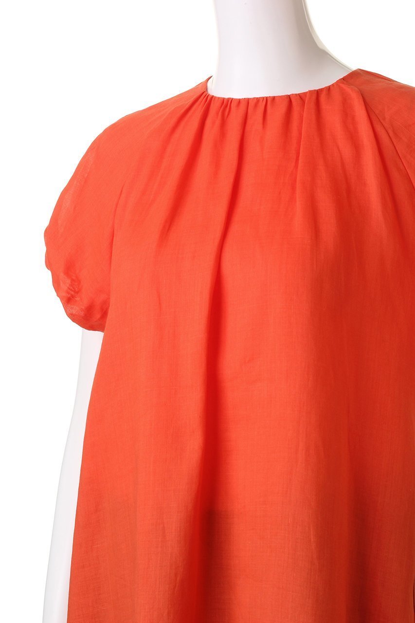 【ジェイドット/j.】のロイヤルラミータックブラウス 人気、トレンドファッション・服の通販 founy(ファニー) 　ファッション　Fashion　レディースファッション　Fashion for Women　トップス・カットソー　Cut & Sew Tops　シャツ・ブラウス・オフィスカジュアル　Elegant Blouses & Button-Ups　シアー　Sheer, See-Through　ショート　Short, Short Length　スリーブ　Sleeve, Long Sleeve / Short Sleeve　バルーン　Balloon, Balloon Silhouette　フレンチ　French, French Style　リネン　Linen, Linen Fabric　リュクス　Luxury, Elegant, High-End, Chic　other-5|ID: prp329100004657412 ipo3291000000033691008