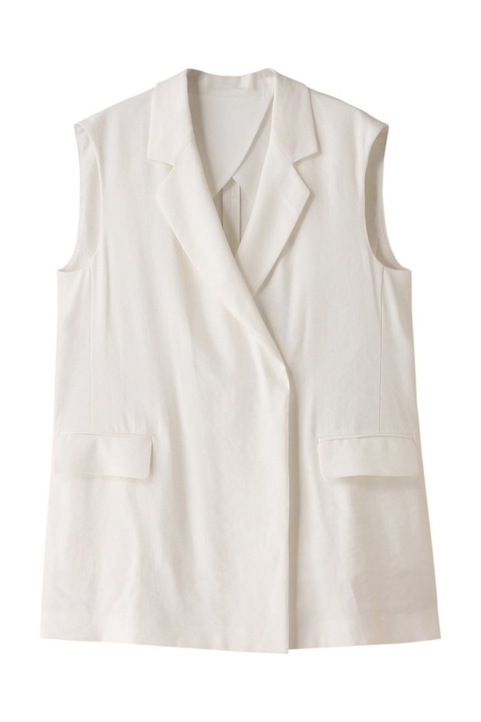 【ジェイドット/j.】のフレンチリネンストレッチジレ インテリア・キッズ・メンズ・レディースファッション・服の通販 founy(ファニー) https://founy.com/ ファッション Fashion レディースファッション Fashion for Women アウター Coat / Outerwear Collection レディースジャケット・軽アウター Jackets イタリア Italy カッティング Cutting Detail シェイプ Shape, Slim Fit ジャケット Jacket, Outerwear スマート Smart, Elegant フランス France, French フレンチ French, French Style ベスト Vest, Waistcoat マニッシュ Mannish, Boyish モダン Modern, Contemporary リネン Linen, Linen Fabric 夏 Summer |ID: prp329100004657413 ipo3291000000033691020