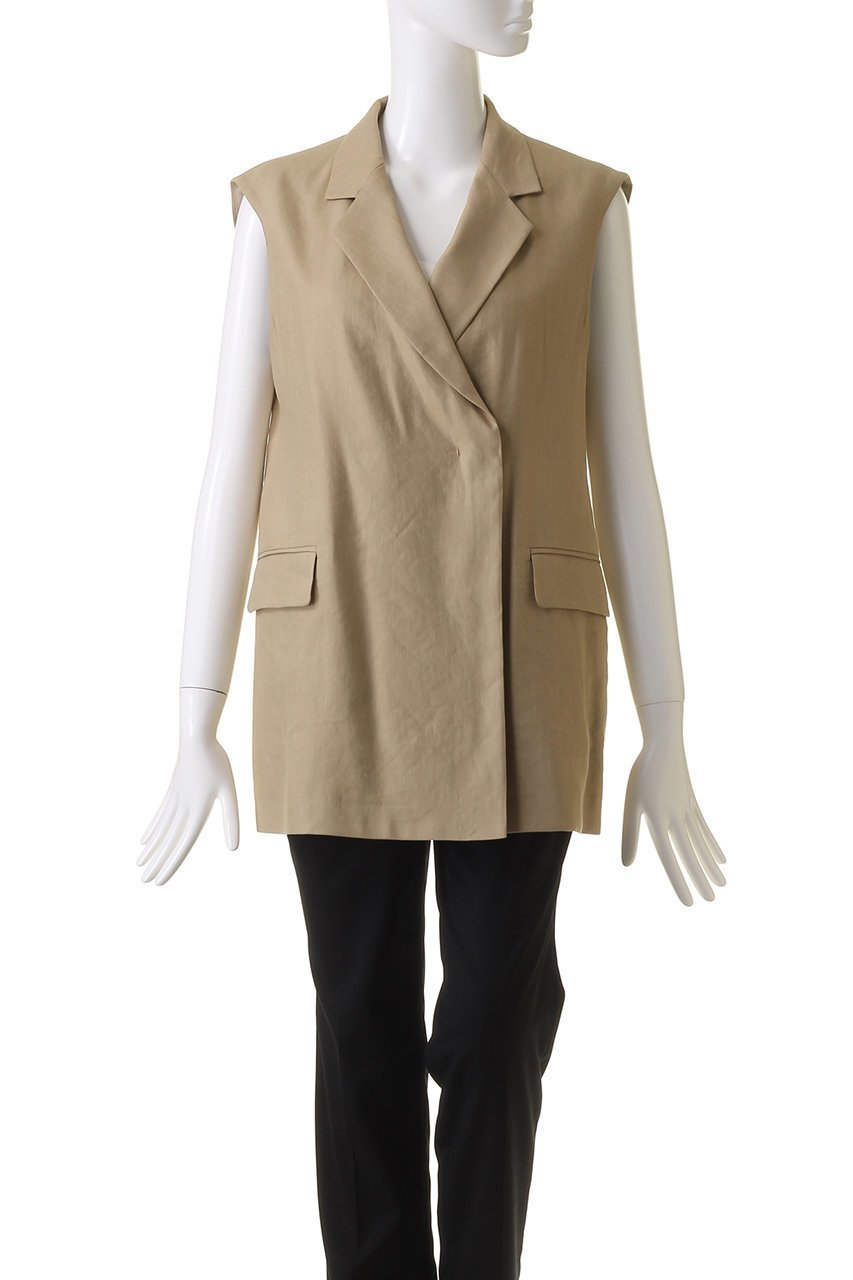 【ジェイドット/j.】のフレンチリネンストレッチジレ 人気、トレンドファッション・服の通販 founy(ファニー) 　ファッション　Fashion　レディースファッション　Fashion for Women　アウター　Coat / Outerwear Collection　レディースジャケット・軽アウター　Jackets　イタリア　Italy　カッティング　Cutting Detail　シェイプ　Shape, Slim Fit　ジャケット　Jacket, Outerwear　スマート　Smart, Elegant　フランス　France, French　フレンチ　French, French Style　ベスト　Vest, Waistcoat　マニッシュ　Mannish, Boyish　モダン　Modern, Contemporary　リネン　Linen, Linen Fabric　夏　Summer　other-2|ID: prp329100004657413 ipo3291000000033691024