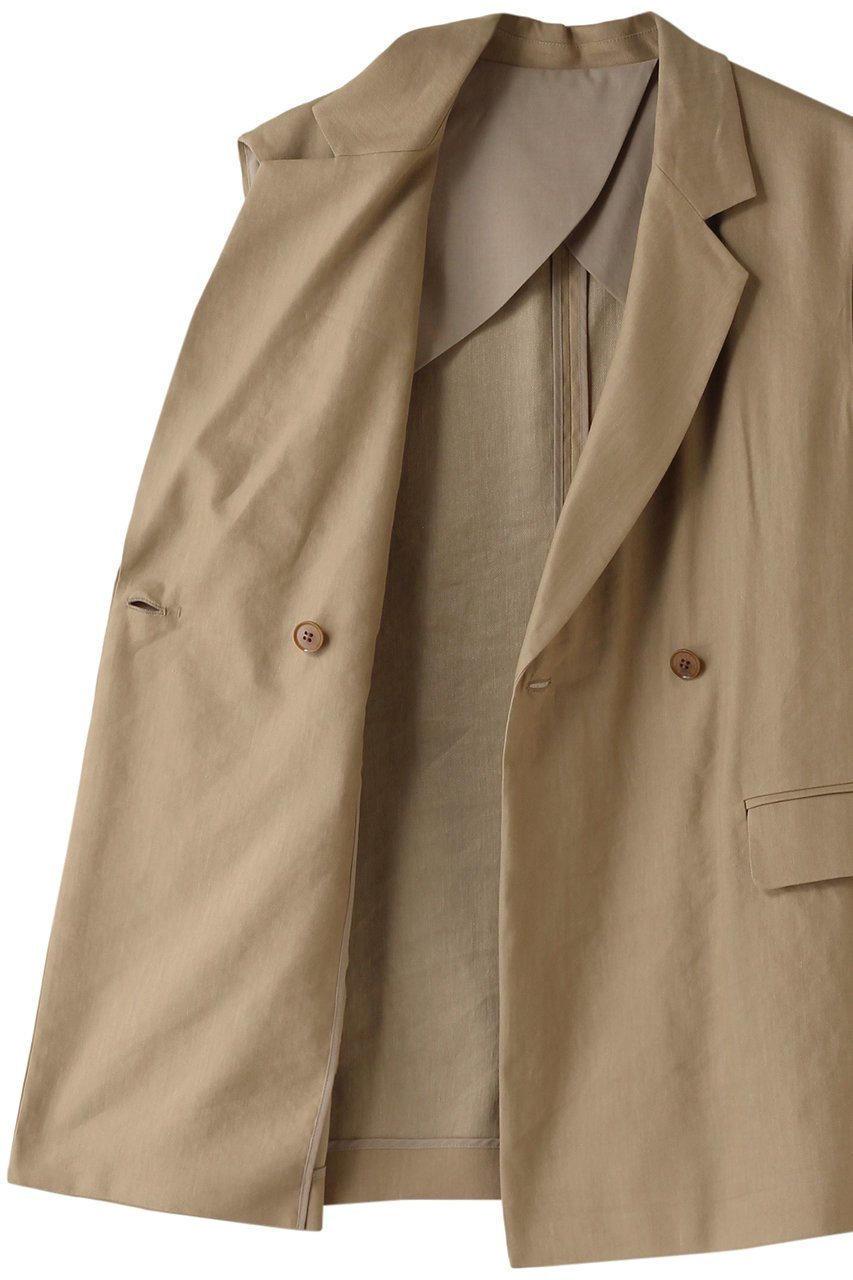 【ジェイドット/j.】のフレンチリネンストレッチジレ 人気、トレンドファッション・服の通販 founy(ファニー) 　ファッション　Fashion　レディースファッション　Fashion for Women　アウター　Coat / Outerwear Collection　レディースジャケット・軽アウター　Jackets　イタリア　Italy　カッティング　Cutting Detail　シェイプ　Shape, Slim Fit　ジャケット　Jacket, Outerwear　スマート　Smart, Elegant　フランス　France, French　フレンチ　French, French Style　ベスト　Vest, Waistcoat　マニッシュ　Mannish, Boyish　モダン　Modern, Contemporary　リネン　Linen, Linen Fabric　夏　Summer　other-6|ID: prp329100004657413 ipo3291000000033705350