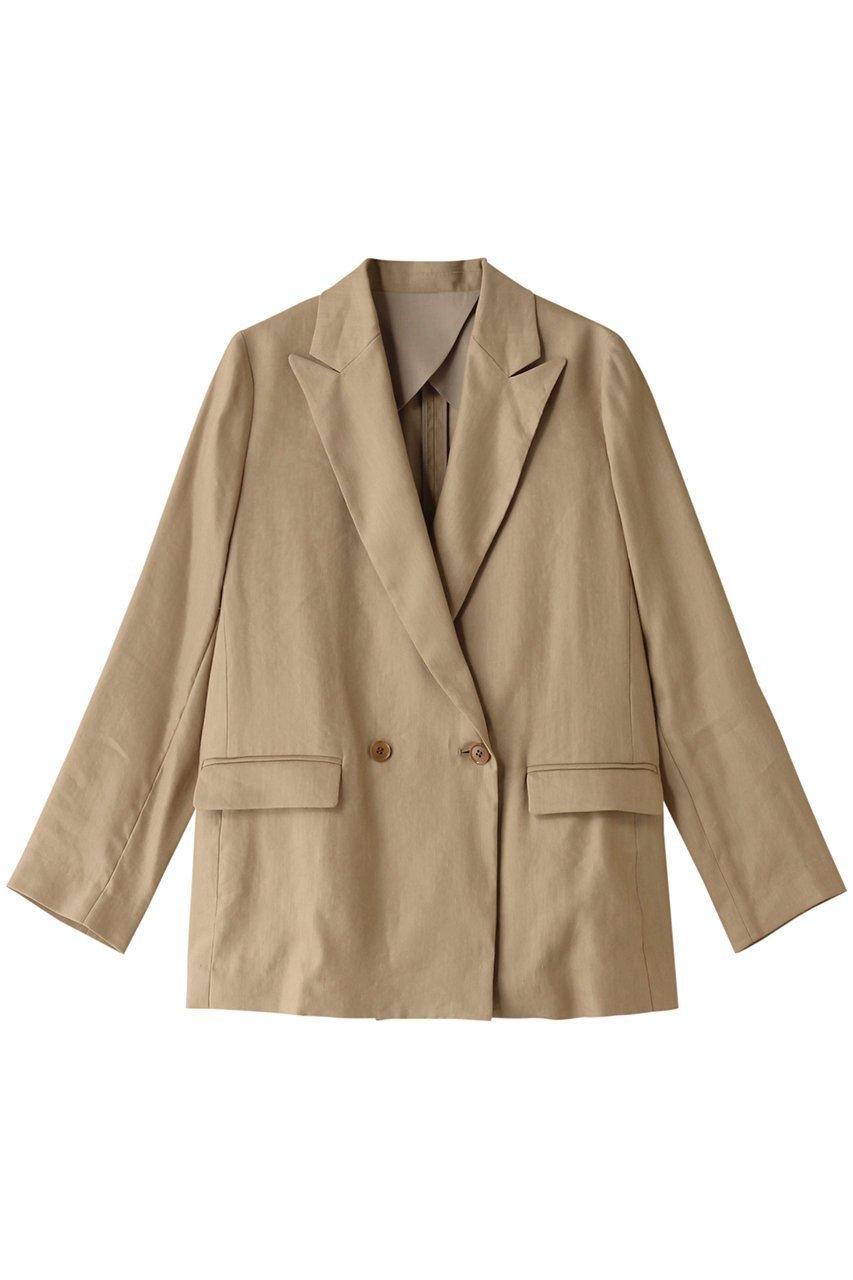 【ジェイドット/j.】のフレンチリネンストレッチジャケット インテリア・キッズ・メンズ・レディースファッション・服の通販 founy(ファニー) 　ファッション　Fashion　レディースファッション　Fashion for Women　アウター　Coat / Outerwear Collection　レディースジャケット・軽アウター　Jackets　イタリア　Italy　カッティング　Cutting Detail　ジャケット　Jacket, Outerwear　フランス　France, French　フレンチ　French, French Style　メンズ　Men's, Menswear　リネン　Linen, Linen Fabric　ベージュ|ID: prp329100004657414 ipo3291000000033691034