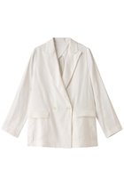 【ジェイドット/j.】のフレンチリネンストレッチジャケット ホワイト|ID: prp329100004657414 ipo3291000000035969525