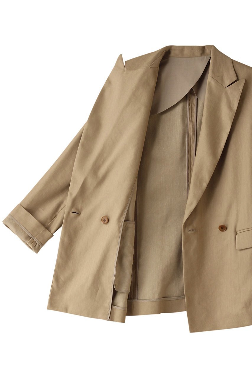 【ジェイドット/j.】のフレンチリネンストレッチジャケット 人気、トレンドファッション・服の通販 founy(ファニー) 　ファッション　Fashion　レディースファッション　Fashion for Women　アウター　Coat / Outerwear Collection　レディースジャケット・軽アウター　Jackets　イタリア　Italy　カッティング　Cutting Detail　ジャケット　Jacket, Outerwear　フランス　France, French　フレンチ　French, French Style　メンズ　Men's, Menswear　リネン　Linen, Linen Fabric　other-6|ID: prp329100004657414 ipo3291000000035969532