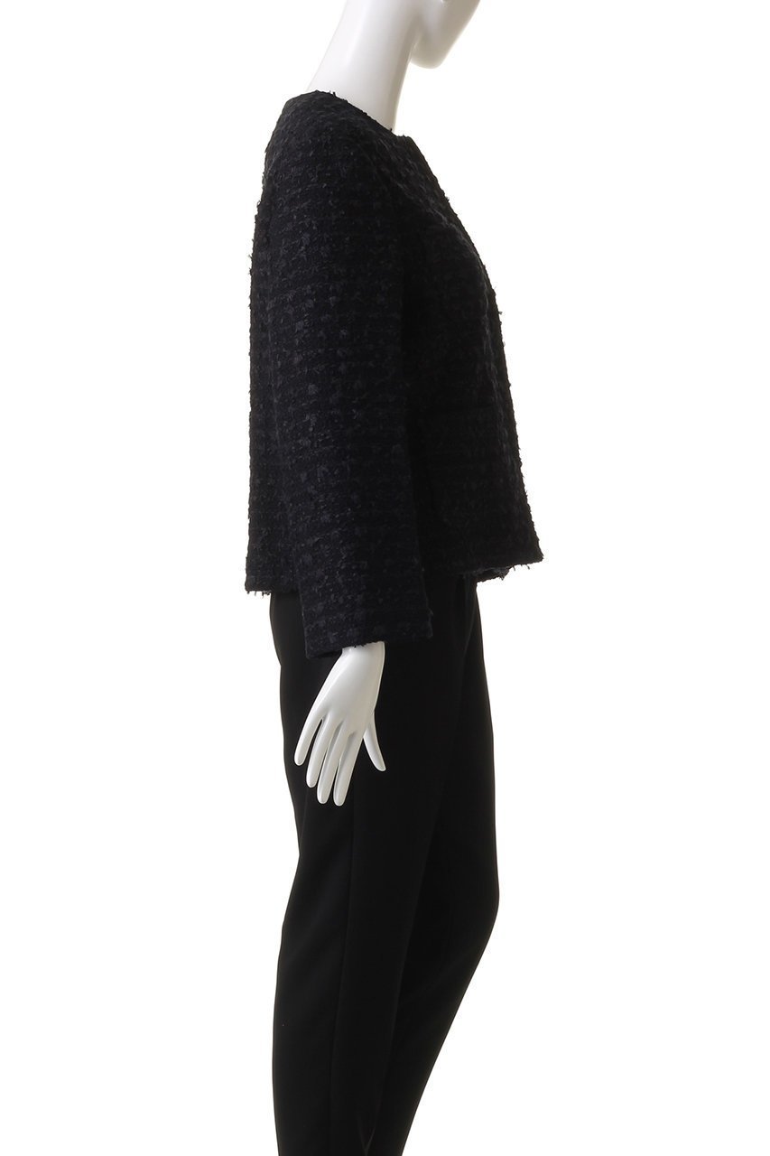 【ジェイドット/j.】のスラブ綿ツイードノーカラージャケット 人気、トレンドファッション・服の通販 founy(ファニー) ファッション Fashion レディースファッション Fashion for Women アウター Coat / Outerwear Collection レディースジャケット・軽アウター Jackets ノーカラージャケット / シンプル上品コーデ Collarless Jackets オーガニック Organic Cotton シンプル Simple, Minimal ジャケット Jacket, Outerwear ツイード Twill, Twill Weave ボックス Boxy, Box Shape 再入荷 Restock / Back in Stock other-3|ID: prp329100004657415 ipo3291000000035969539