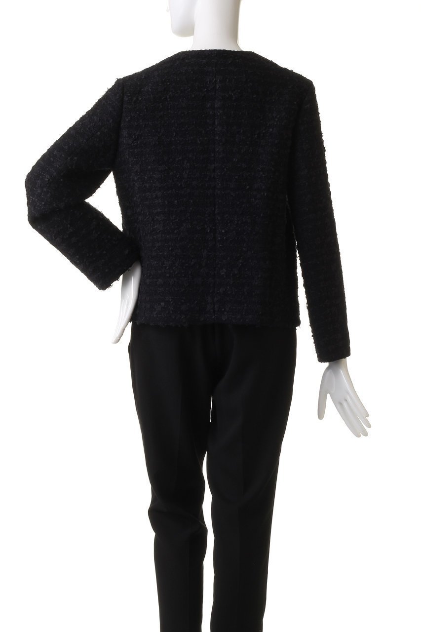 【ジェイドット/j.】のスラブ綿ツイードノーカラージャケット 人気、トレンドファッション・服の通販 founy(ファニー) ファッション Fashion レディースファッション Fashion for Women アウター Coat / Outerwear Collection レディースジャケット・軽アウター Jackets ノーカラージャケット / シンプル上品コーデ Collarless Jackets オーガニック Organic Cotton シンプル Simple, Minimal ジャケット Jacket, Outerwear ツイード Twill, Twill Weave ボックス Boxy, Box Shape 再入荷 Restock / Back in Stock other-4|ID: prp329100004657415 ipo3291000000035969540