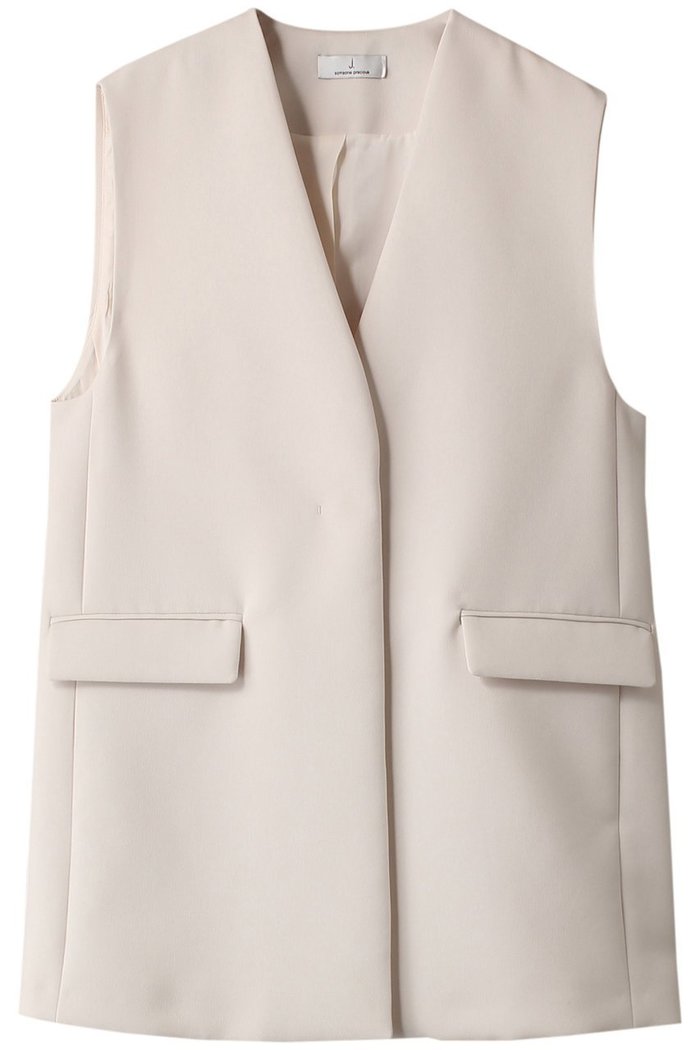 【ジェイドット/j.】のマトラッセクロスノーカラージレ インテリア・キッズ・メンズ・レディースファッション・服の通販 founy(ファニー) https://founy.com/ ファッション Fashion レディースファッション Fashion for Women アウター Coat / Outerwear Collection レディースジャケット・軽アウター Jackets カッティング Cutting Detail ジャケット Jacket, Outerwear ストレッチ Stretch, Stretchy Fabric ベスト Vest, Waistcoat |ID: prp329100004657416 ipo3291000000033691052