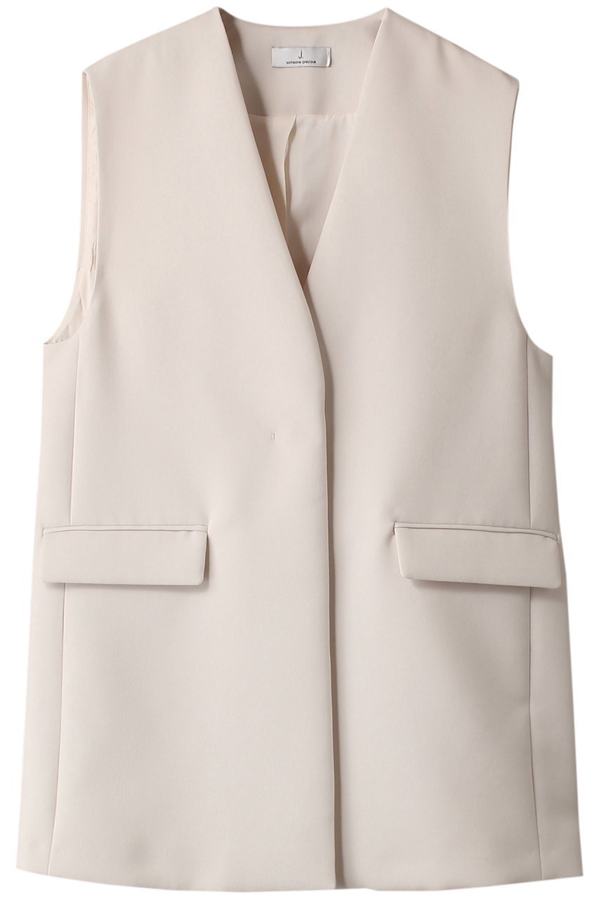 【ジェイドット/j.】のマトラッセクロスノーカラージレ 人気、トレンドファッション・服の通販 founy(ファニー) 　ファッション　Fashion　レディースファッション　Fashion for Women　アウター　Coat / Outerwear Collection　レディースジャケット・軽アウター　Jackets　カッティング　Cutting Detail　ジャケット　Jacket, Outerwear　ストレッチ　Stretch, Stretchy Fabric　ベスト　Vest, Waistcoat　 other-1|ID: prp329100004657416 ipo3291000000033691052