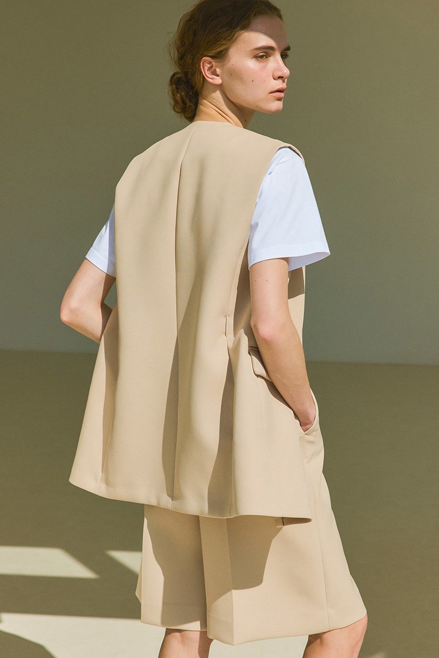 【ジェイドット/j.】のマトラッセクロスノーカラージレ 人気、トレンドファッション・服の通販 founy(ファニー) 　ファッション　Fashion　レディースファッション　Fashion for Women　アウター　Coat / Outerwear Collection　レディースジャケット・軽アウター　Jackets　カッティング　Cutting Detail　ジャケット　Jacket, Outerwear　ストレッチ　Stretch, Stretchy Fabric　ベスト　Vest, Waistcoat　other-8|ID: prp329100004657416 ipo3291000000033691062
