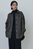 【プルミエ アロンディスモン/1er Arrondissement】のラメツイードシャツジャケット 人気、トレンドファッション・服の通販 founy(ファニー) ファッション Fashion レディースファッション Fashion for Women アウター Coat / Outerwear Collection レディースジャケット・軽アウター Jackets イタリア Italy ジャケット Jacket, Outerwear ツイード Twill, Twill Weave フォルム Silhouette, Form |ID:prp329100004657418