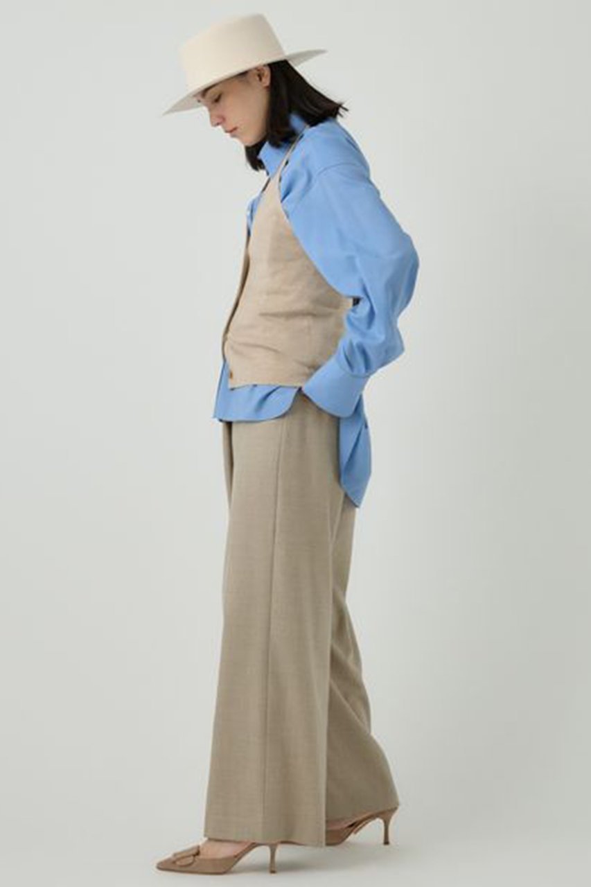【カオス/Chaos】のラークウールパンツ 人気、トレンドファッション・服の通販 founy(ファニー) 　ファッション　Fashion　レディースファッション　Fashion for Women　パンツ　Pants & Trousers　おすすめ　Recommended / Our Picks　シンプル　Simple, Minimal　ボトム　Bottoms, Lower Wear　ラップ　Wrap, Wrap Design　ワイド　Wide, Wide Fit　エレガント 上品　Elegant　other-2|ID: prp329100004657422 ipo3291000000033705792