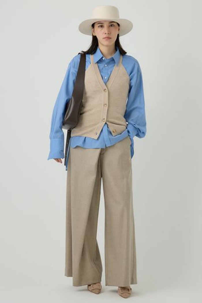 【カオス/Chaos】のラークウールパンツ インテリア・キッズ・メンズ・レディースファッション・服の通販 founy(ファニー) https://founy.com/ ファッション Fashion レディースファッション Fashion for Women パンツ Pants & Trousers おすすめ Recommended / Our Picks シンプル Simple, Minimal ボトム Bottoms, Lower Wear ラップ Wrap, Wrap Design ワイド Wide, Wide Fit エレガント 上品 Elegant |ID: prp329100004657422 ipo3291000000035498584