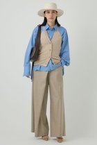 【カオス/Chaos】のラークウールパンツ 人気、トレンドファッション・服の通販 founy(ファニー) ファッション Fashion レディースファッション Fashion for Women パンツ Pants & Trousers おすすめ Recommended / Our Picks シンプル Simple, Minimal ボトム Bottoms, Lower Wear ラップ Wrap, Wrap Design ワイド Wide, Wide Fit エレガント 上品 Elegant thumbnail ベージュ|ID: prp329100004657422 ipo3291000000035724698