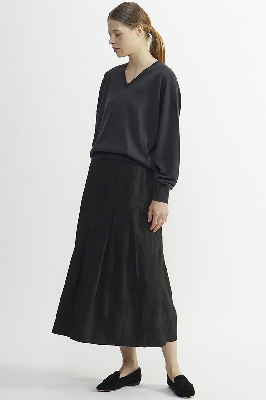 【プレインピープル/PLAIN PEOPLE】のシアサッカードットウエストゴムボリュームスカート 人気、トレンドファッション・服の通販 founy(ファニー) 　ファッション　Fashion　レディースファッション　Fashion for Women　スカート　Skirts　ロングスカート　Long Skirts / Maxi & Midi Skirts　イタリア　Italy　セットアップ　Set-Up, Coordinated Outfit　ドット　Polka Dot, Dot Pattern　ミドル　Middle Length, Mid Height　ロング　Long, Long-Length　 other-1|ID: prp329100004657426 ipo3291000000033691589
