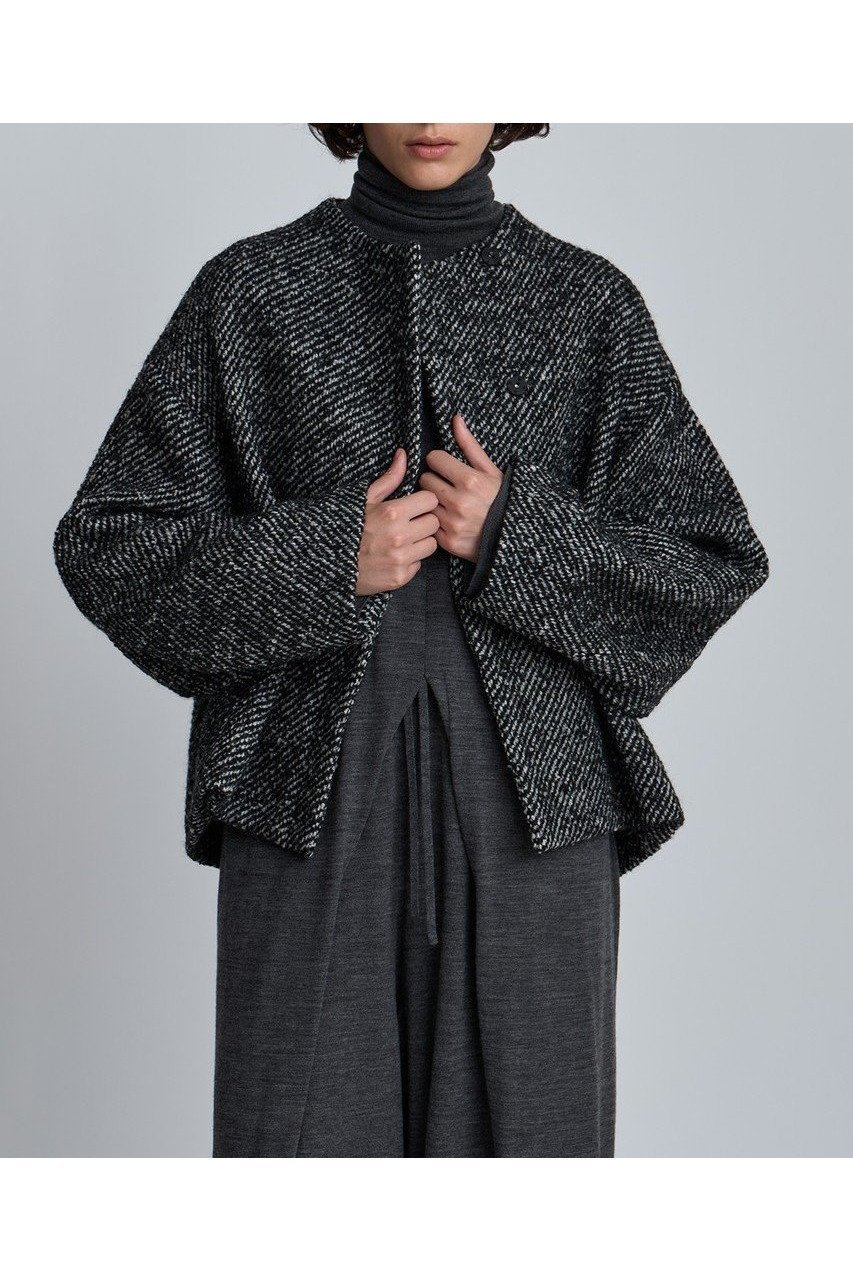 【ハウス オブ ロータス/HOUSE OF LOTUS】のワイドカルゼボトルネックブルゾン 人気、トレンドファッション・服の通販 founy(ファニー) 　ファッション　Fashion　レディースファッション　Fashion for Women　アウター　Coat / Outerwear Collection　レディースジャケット・軽アウター　Jackets　ブルゾンジャケット・スポーティアウター　Blouson Jackets　クラシック　Classic, Timeless Style　ジャケット　Jacket, Outerwear　ブルゾン　Blouson, Bomber Jacket　ボトルネック　Bottle Neck, Mock Neck　モダン　Modern, Contemporary　ループ　Loop, Loop Knit　冬　Winter / This Winter　別注　Limited Edition, Custom Order　新作・新入荷　New Arrivals / New In　other-6|ID: prp329100004658455 ipo3291000000033715115