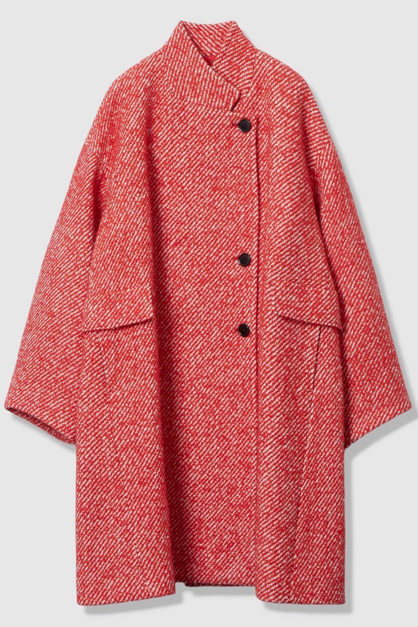 【ハウス オブ ロータス/HOUSE OF LOTUS】のワイドカルゼスタンドテーラーコート インテリア・キッズ・メンズ・レディースファッション・服の通販 founy(ファニー) 　ファッション　Fashion　レディースファッション　Fashion for Women　アウター　Coat / Outerwear Collection　コート・ロングコート・ピーコート　Long Coats, Peacoats & More　クラシック　Classic, Timeless Style　スタンド　Stand Collar, Upright Stand　スリーブ　Sleeve, Long Sleeve / Short Sleeve　チェスターコート　Chester Coat, Long Coat　フロント　Front, Front Design　モダン　Modern, Contemporary　ループ　Loop, Loop Knit　ロング　Long, Long-Length　冬　Winter / This Winter　別注　Limited Edition, Custom Order　新作・新入荷　New Arrivals / New In　ピンク|ID: prp329100004658456 ipo3291000000033715117