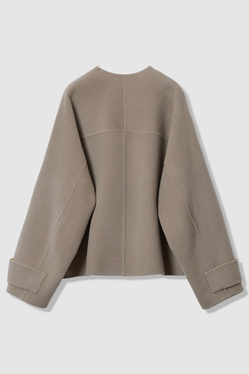 【ハウス オブ ロータス/HOUSE OF LOTUS】のバイカラーショートコート 人気、トレンドファッション・服の通販 founy(ファニー) 　ファッション　Fashion　レディースファッション　Fashion for Women　アウター　Coat / Outerwear Collection　コート・ロングコート・ピーコート　Long Coats, Peacoats & More　ショート　Short, Short Length　バランス　Balance, Style Balance　エレガント 上品　Elegant　新作・新入荷　New Arrivals / New In　other-2|ID: prp329100004658457 ipo3291000000033715129