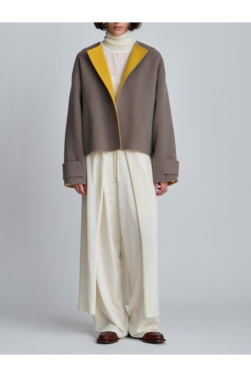 【ハウス オブ ロータス/HOUSE OF LOTUS】のバイカラーショートコート 人気、トレンドファッション・服の通販 founy(ファニー) 　ファッション　Fashion　レディースファッション　Fashion for Women　アウター　Coat / Outerwear Collection　コート・ロングコート・ピーコート　Long Coats, Peacoats & More　ショート　Short, Short Length　バランス　Balance, Style Balance　エレガント 上品　Elegant　新作・新入荷　New Arrivals / New In　other-7|ID: prp329100004658457 ipo3291000000033715134