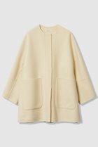 【ハウス オブ ロータス/HOUSE OF LOTUS】のウールリバービッグパッチポケットコート 人気、トレンドファッション・服の通販 founy(ファニー) ファッション Fashion レディースファッション Fashion for Women アウター Coat / Outerwear Collection コート・ロングコート・ピーコート Long Coats, Peacoats & More ショート Short, Short Length ドレープ Drape, Draping Fabric パッチ Patch, Appliqué フォルム Silhouette, Form フロント Front, Front Design ポケット Pocket, Pocket Detail 新作・新入荷 New Arrivals / New In thumbnail イエロー|ID: prp329100004658459 ipo3291000000033715144