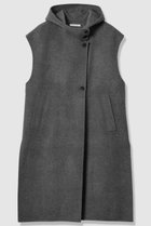 【ハウス オブ ロータス/HOUSE OF LOTUS】のウールリバーフードロングジレ 人気、トレンドファッション・服の通販 founy(ファニー) ファッション Fashion レディースファッション Fashion for Women アウター Coat / Outerwear Collection レディースジャケット・軽アウター Jackets ウォーム Warm Fabric ジャケット Jacket, Outerwear スリット Slit, Slit Detail ドレープ Drape, Draping Fabric ベスト Vest, Waistcoat エレガント 上品 Elegant 新作・新入荷 New Arrivals / New In A/W・秋冬 Autumn/Winter thumbnail チャコールグレー|ID: prp329100004658460 ipo3291000000033715155