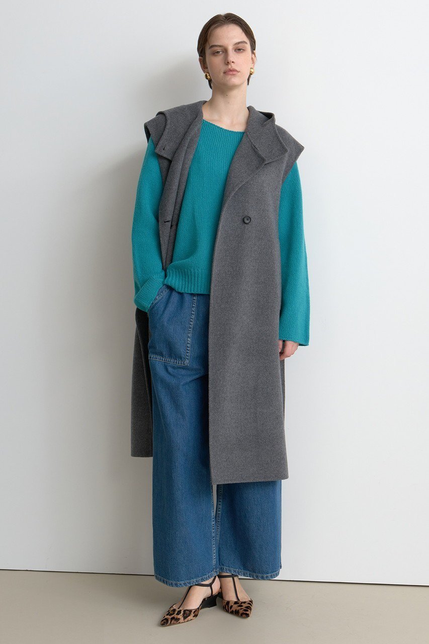 【ハウス オブ ロータス/HOUSE OF LOTUS】のウールリバーフードロングジレ 人気、トレンドファッション・服の通販 founy(ファニー) ファッション Fashion レディースファッション Fashion for Women アウター Coat / Outerwear Collection レディースジャケット・軽アウター Jackets ウォーム Warm Fabric ジャケット Jacket, Outerwear スリット Slit, Slit Detail ドレープ Drape, Draping Fabric ベスト Vest, Waistcoat エレガント 上品 Elegant 再入荷 Restock / Back in Stock A/W・秋冬 Autumn/Winter other-4|ID: prp329100004658460 ipo3291000000034091661