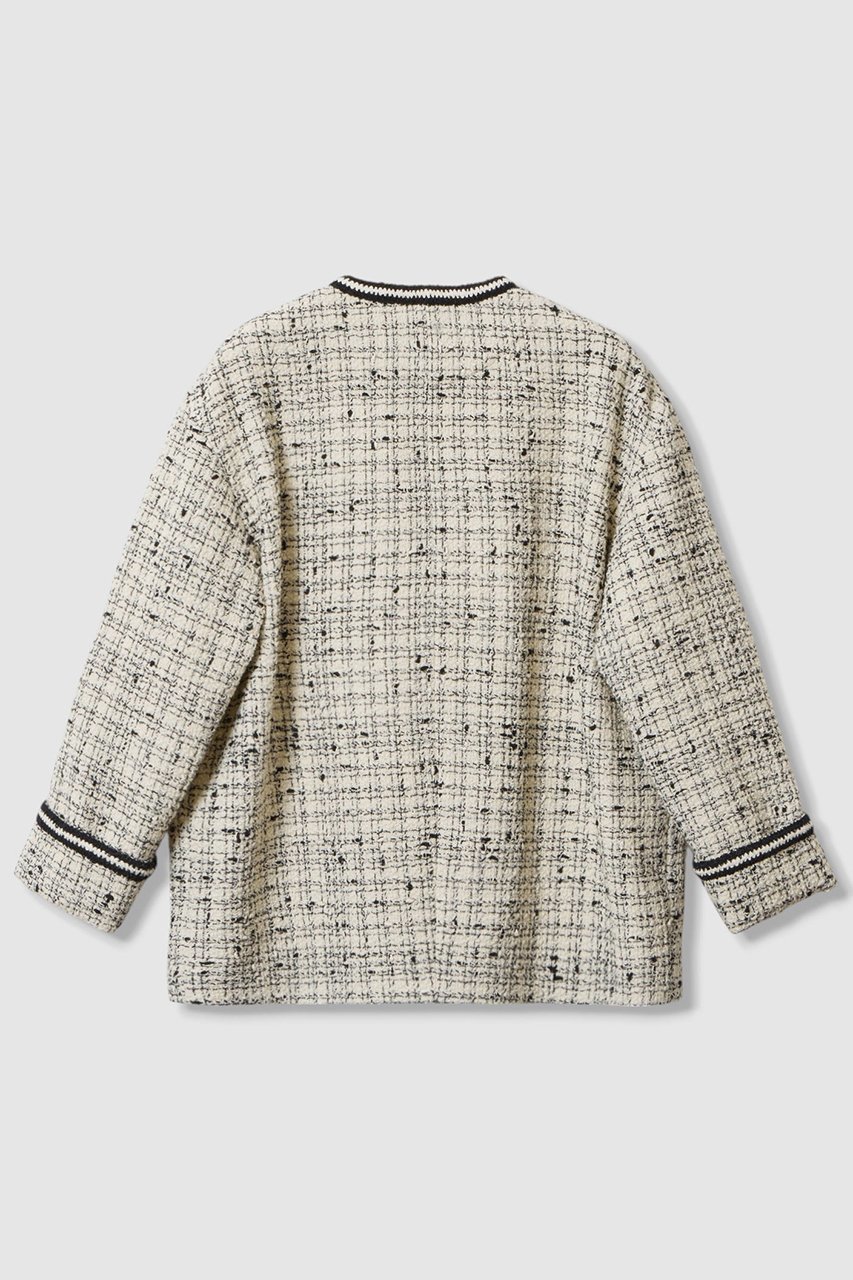 【ハウス オブ ロータス/HOUSE OF LOTUS】のチェックツイードジャケット 人気、トレンドファッション・服の通販 founy(ファニー) 　ファッション　Fashion　レディースファッション　Fashion for Women　アウター　Coat / Outerwear Collection　レディースジャケット・軽アウター　Jackets　クラシカル　Classical, Vintage-Inspired　ジャケット　Jacket, Outerwear　ツイード　Twill, Twill Weave　ブレード　Braid, Decorative Trim　モノトーン　Monotone, Black and White　新作・新入荷　New Arrivals / New In　other-2|ID: prp329100004658461 ipo3291000000033715159
