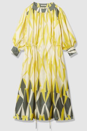 【ハウス オブ ロータス/HOUSE OF LOTUS】 マルチジオメトリックプリントワンピース人気、トレンドファッション・服の通販 founy(ファニー) ファッション Fashion レディースファッション Fashion for Women ワンピース Dresses チュニック Tunic Tops & Dresses クラシック Classic, Timeless Style サテン Satin, Glossy Fabric チュニック Tunic, Long Top ドローコード Drawcord, Drawstring Cord プリント Print, Printed Pattern ロング Long, Long-Length |ID:prp329100004658463