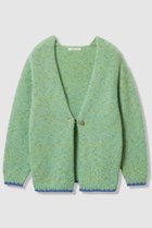 【ハウス オブ ロータス/HOUSE OF LOTUS】のミックスモヘアバイカラーカーディガン 人気、トレンドファッション・服の通販 founy(ファニー) ファッション Fashion レディースファッション Fashion for Women トップス・カットソー Cut & Sew Tops ニット Knit Tops & Sweaters カーディガン・羽織り Layered Style Cardigans カーディガン Cardigan, Knitwear キルト Quilt, Quilted Fabric ドレス Dress, One-Piece フェミニン Feminine, Girly エレガント 上品 Elegant 新作・新入荷 New Arrivals / New In thumbnail グリーン|ID: prp329100004658464 ipo3291000000033715186