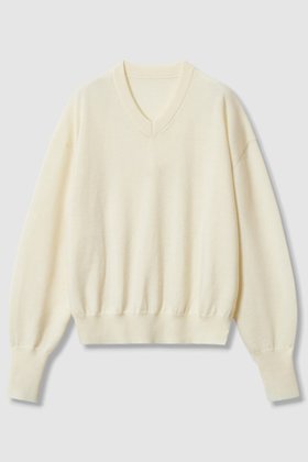 【ハウス オブ ロータス/HOUSE OF LOTUS】のウーステッドメリノウールVネックプルオーバー 人気、トレンドファッション・服の通販 founy(ファニー) ファッション Fashion レディースファッション Fashion for Women トップス・カットソー Cut & Sew Tops ニット Knit Tops & Sweaters カジュアルプルオーバー・ニットトップス Pullovers & Knit Tops / Casual Pullovers Vネックトップス V-Neck Tops / V-Cut Neckline Shirts コーティング Coating, Coated Finish ショルダー Shoulder, Shoulder Strap シンプル Simple, Minimal ドロップ Drop Shoulder, Dropped Style ボトム Bottoms, Lower Wear リラックス Relax, Relaxed Fit 新作・新入荷 New Arrivals / New In |ID:prp329100004658465