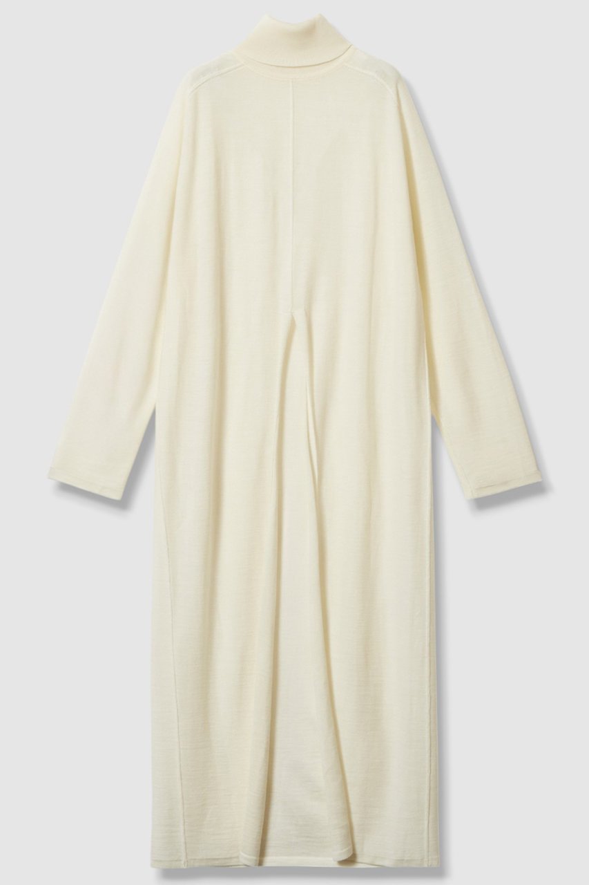 【ハウス オブ ロータス/HOUSE OF LOTUS】のウーステッドメリノウールワンピース 人気、トレンドファッション・服の通販 founy(ファニー) 　ファッション　Fashion　レディースファッション　Fashion for Women　ワンピース　Dresses　チュニック　Tunic Tops & Dresses　コーティング　Coating, Coated Finish　シンプル　Simple, Minimal　スタンダード　Standard, Basic　スリット　Slit, Slit Detail　タートルネック　Turtleneck, High Neck　チュニック　Tunic, Long Top　プリント　Print, Printed Pattern　ロング　Long, Long-Length　新作・新入荷　New Arrivals / New In　 other-1|ID: prp329100004658467 ipo3291000000033715209