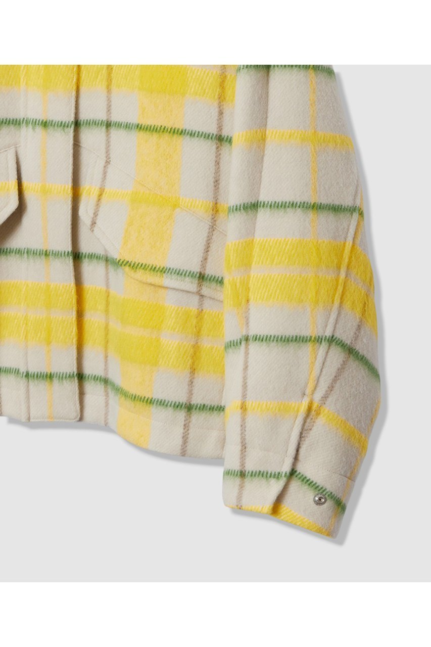 【ハウス オブ ロータス/HOUSE OF LOTUS】のシャギーチェックブルゾン 人気、トレンドファッション・服の通販 founy(ファニー) 　ファッション　Fashion　レディースファッション　Fashion for Women　アウター　Coat / Outerwear Collection　レディースジャケット・軽アウター　Jackets　ブルゾンジャケット・スポーティアウター　Blouson Jackets　イエロー　Yellow　インナー　Innerwear　ジャケット　Jacket, Outerwear　ダブル　Double, Double-Breasted　フラップ　Flap, Flap Pocket　ブルゾン　Blouson, Bomber Jacket　ポケット　Pocket, Pocket Detail　新作・新入荷　New Arrivals / New In　other-4|ID: prp329100004658470 ipo3291000000033715239