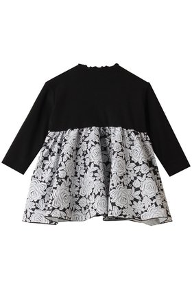 【アミカ/AMICA / KIDS】 【Baby&Kids】ヴィンテージレースT-ドレス人気、トレンドファッション・服の通販 founy(ファニー) ファッション Fashion キッズファッション Fashion for Kids ワンピース Dresses ドレス Dress, One-Piece プリント Print, Printed Pattern モノトーン Monotone, Black and White レース Lace, Lace Fabric 新作・新入荷 New Arrivals / New In |ID:prp329100004658472