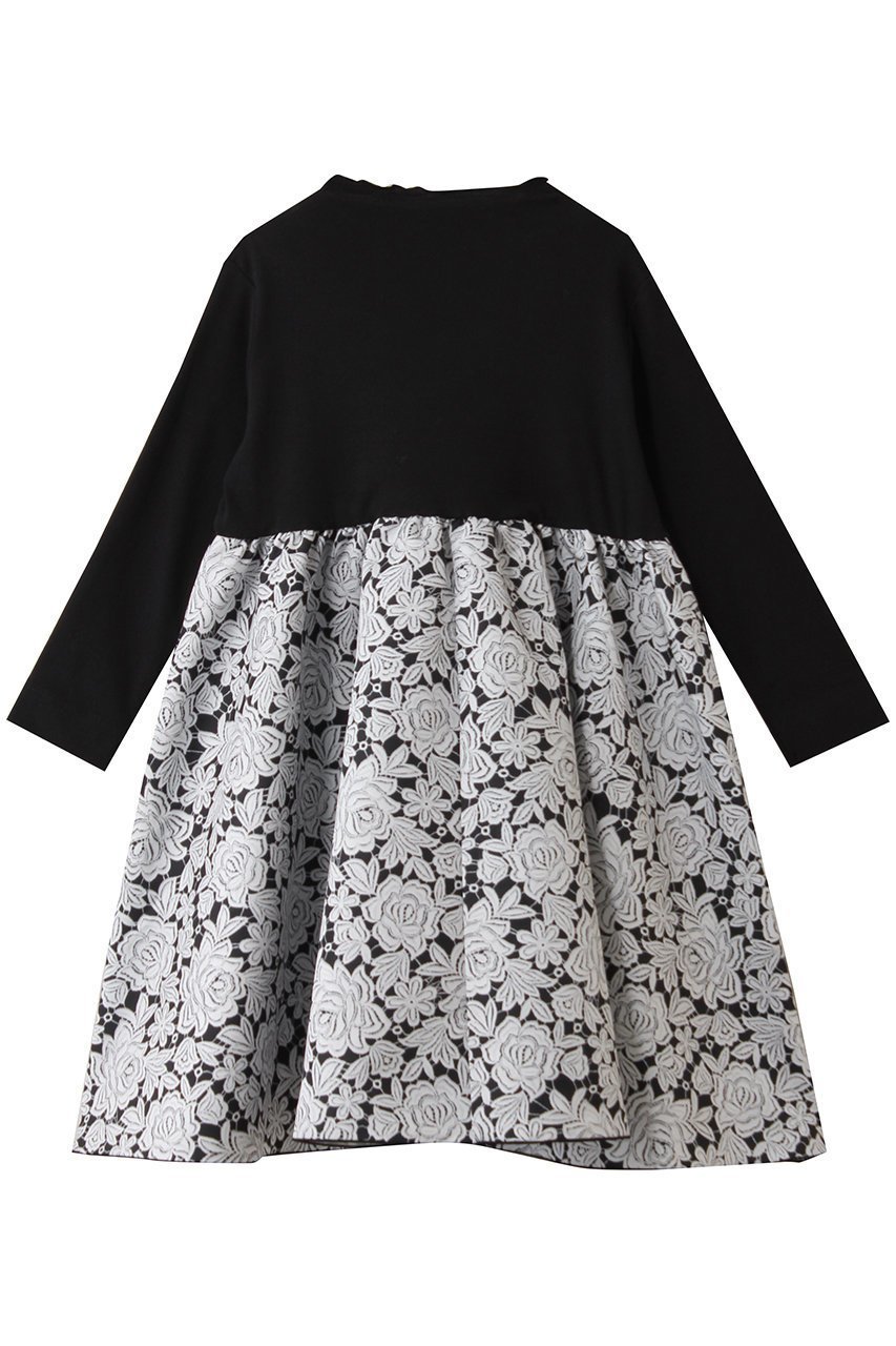【アミカ/AMICA / KIDS】の【Baby&Kids】ヴィンテージレースT-ドレス 人気、トレンドファッション・服の通販 founy(ファニー) 　ファッション　Fashion　キッズファッション　Fashion for Kids　ワンピース　Dresses　ドレス　Dress, One-Piece　プリント　Print, Printed Pattern　モノトーン　Monotone, Black and White　レース　Lace, Lace Fabric　新作・新入荷　New Arrivals / New In　other-2|ID: prp329100004658472 ipo3291000000033715256