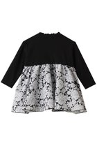 【アミカ/AMICA / KIDS】の【BABY&KIDS】ヴィンテージレースT-ドレス ホワイト×ブラック(6Y-8Y) 6Y-8Y ホワイト×ブラック(7M-3Y)|ID:prp329100004658472
